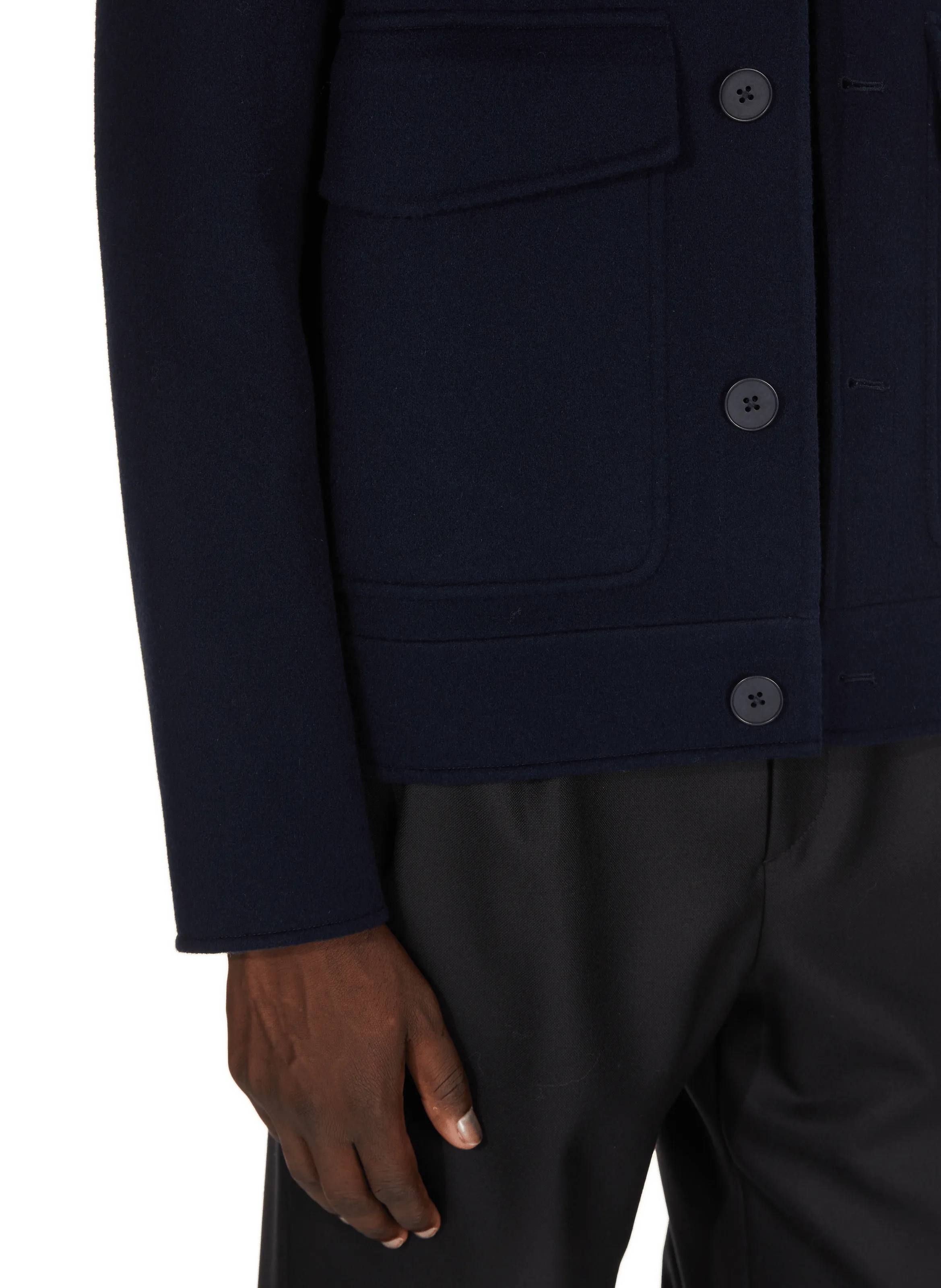 Saison 1865  Double-breasted blazer - Blue