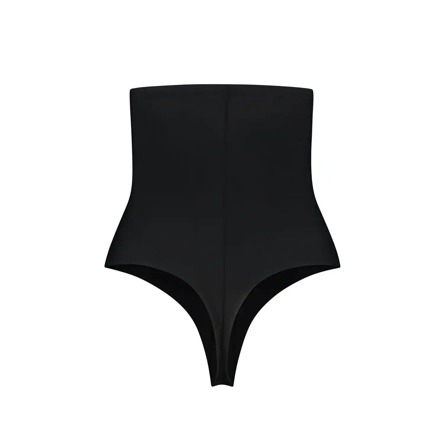 Sculpting High Waist Thong - Black