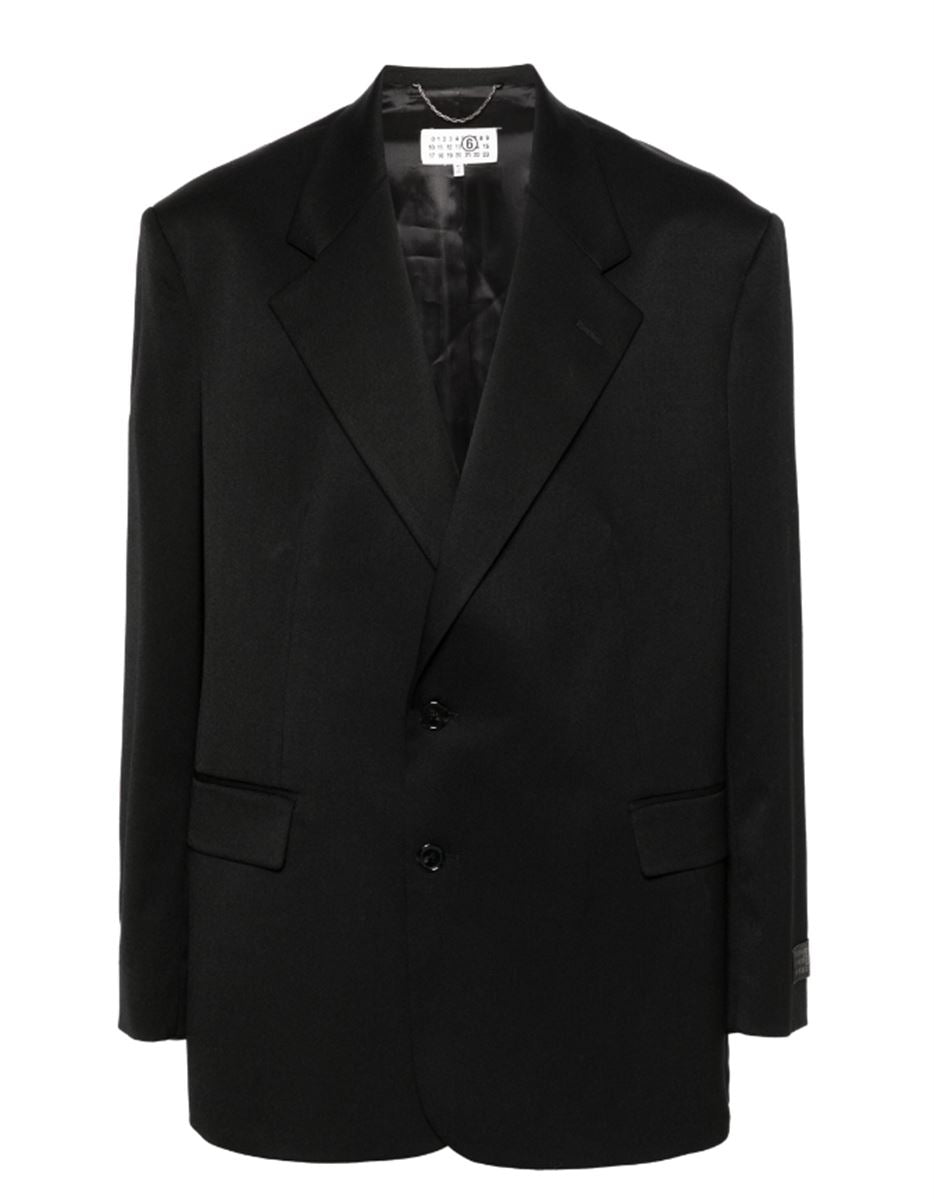 SINGLE-STITCH SINGLE-BREASTED BLAZER