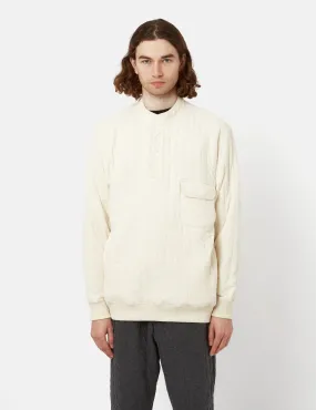 Snow Peak Natural Warm Stretch Pullover - Ecru