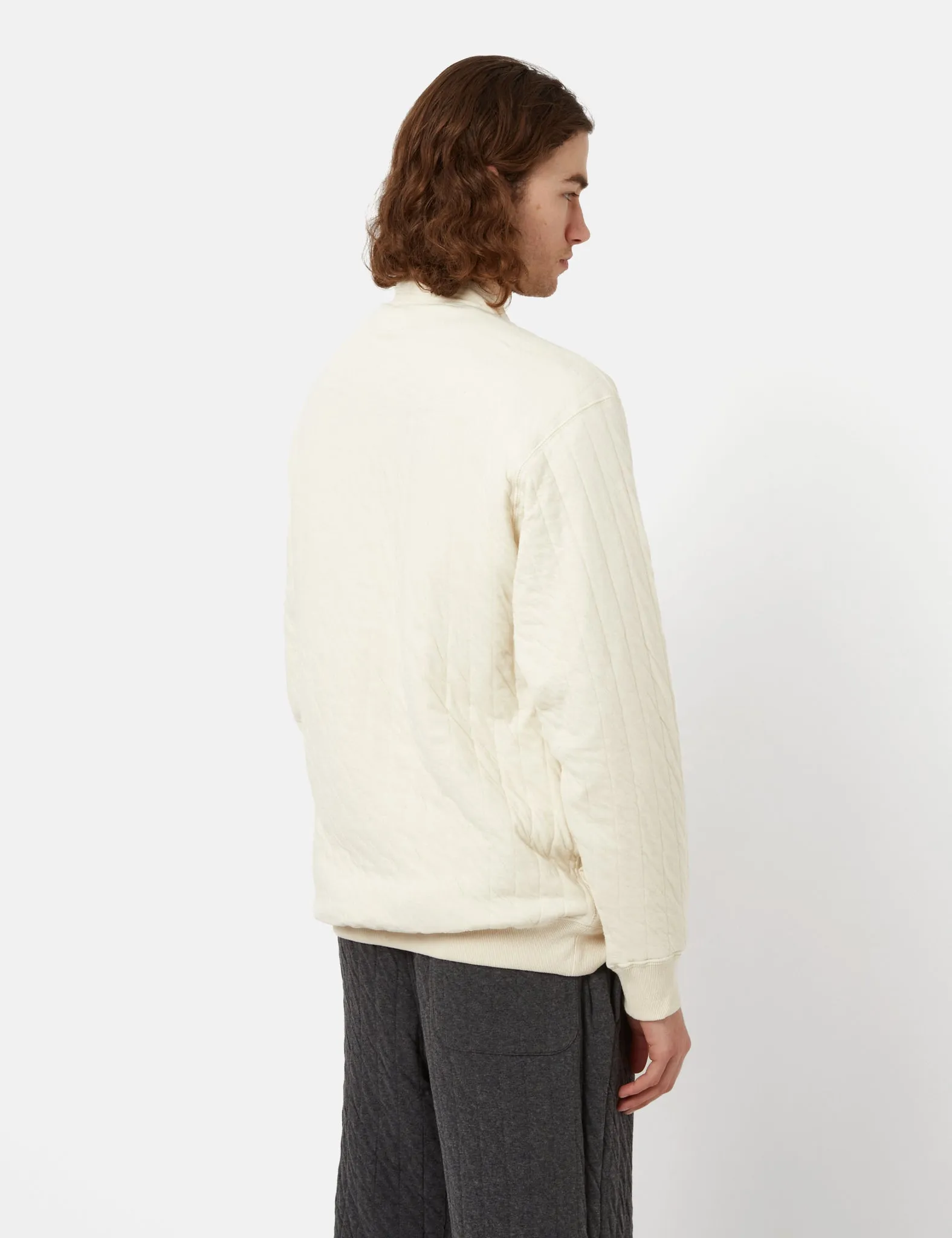 Snow Peak Natural Warm Stretch Pullover - Ecru