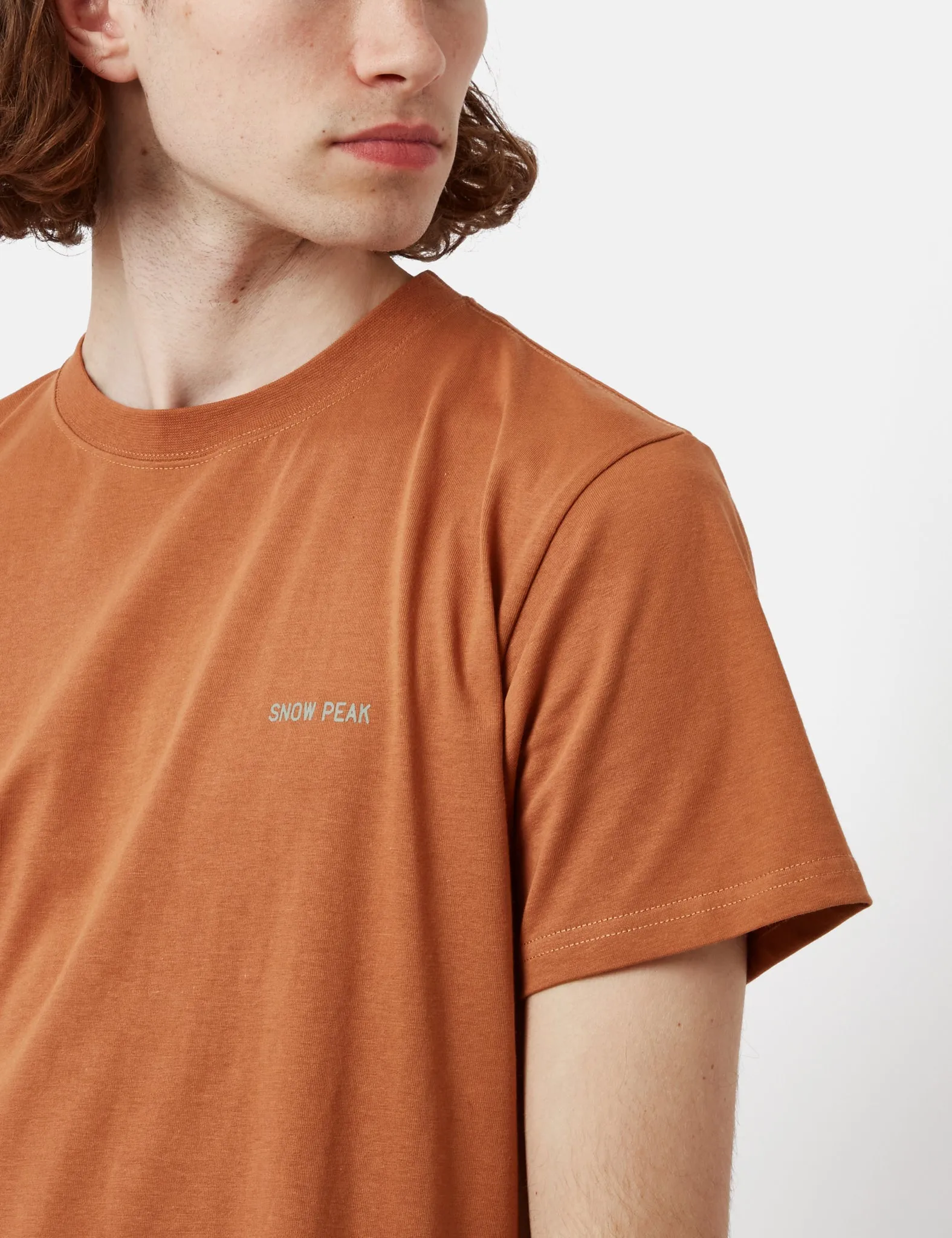 Snow Peak Ropework T-Shirt - Brown