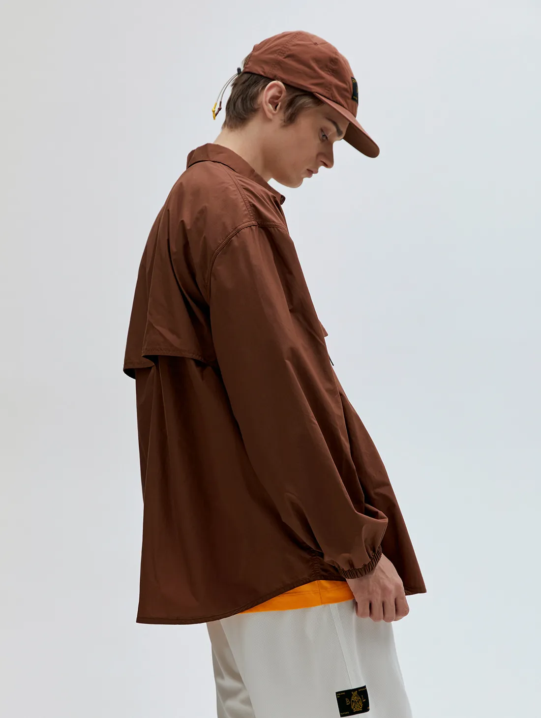 SSFC WINDBREAKER SHIRT - BROWN