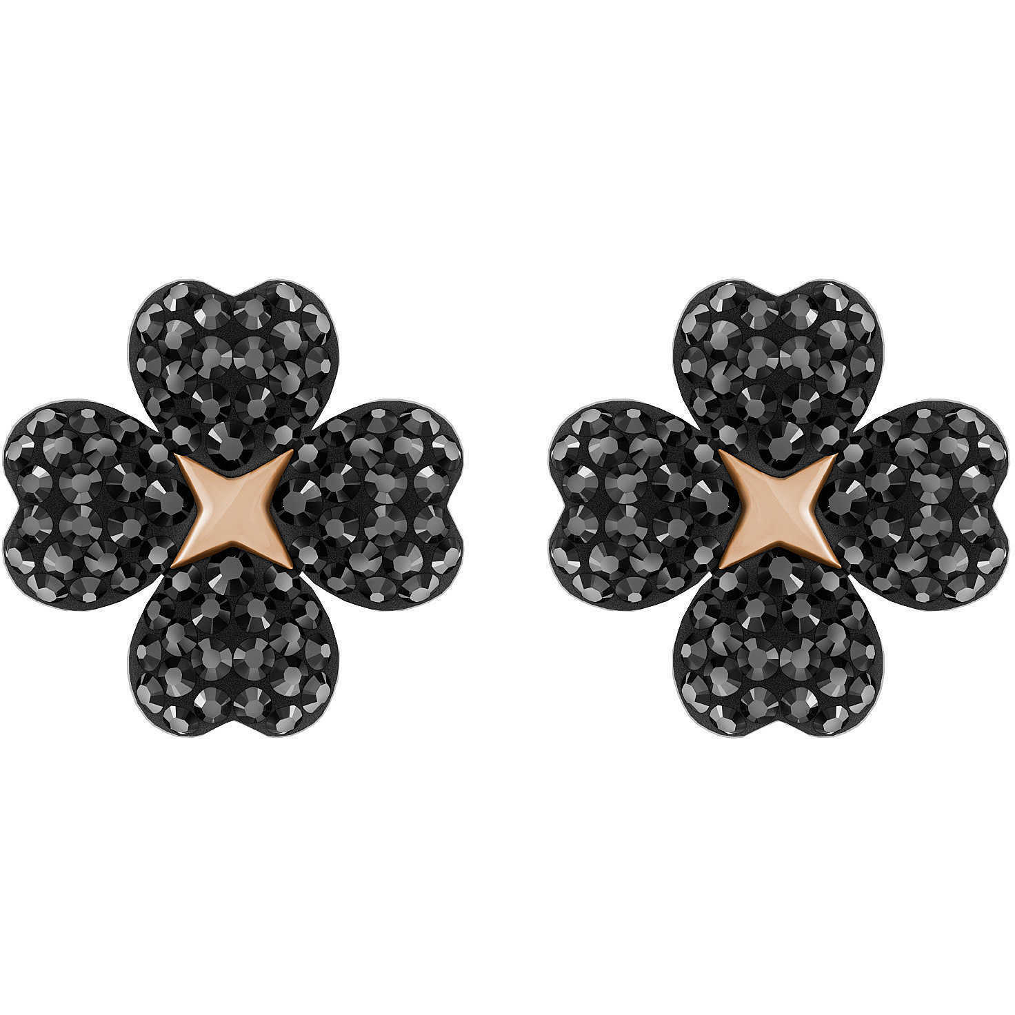 Swarovski LATISHA PIERCED EARRING JACKETS, Black -5389161