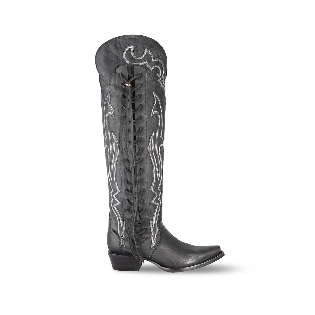 Texas Country Womens Western Boot E800 SIBERIA NEGRO / TANIA RETRO