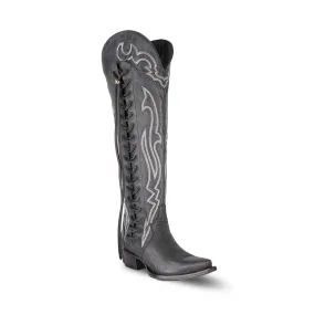 Texas Country Womens Western Boot E800 SIBERIA NEGRO / TANIA RETRO