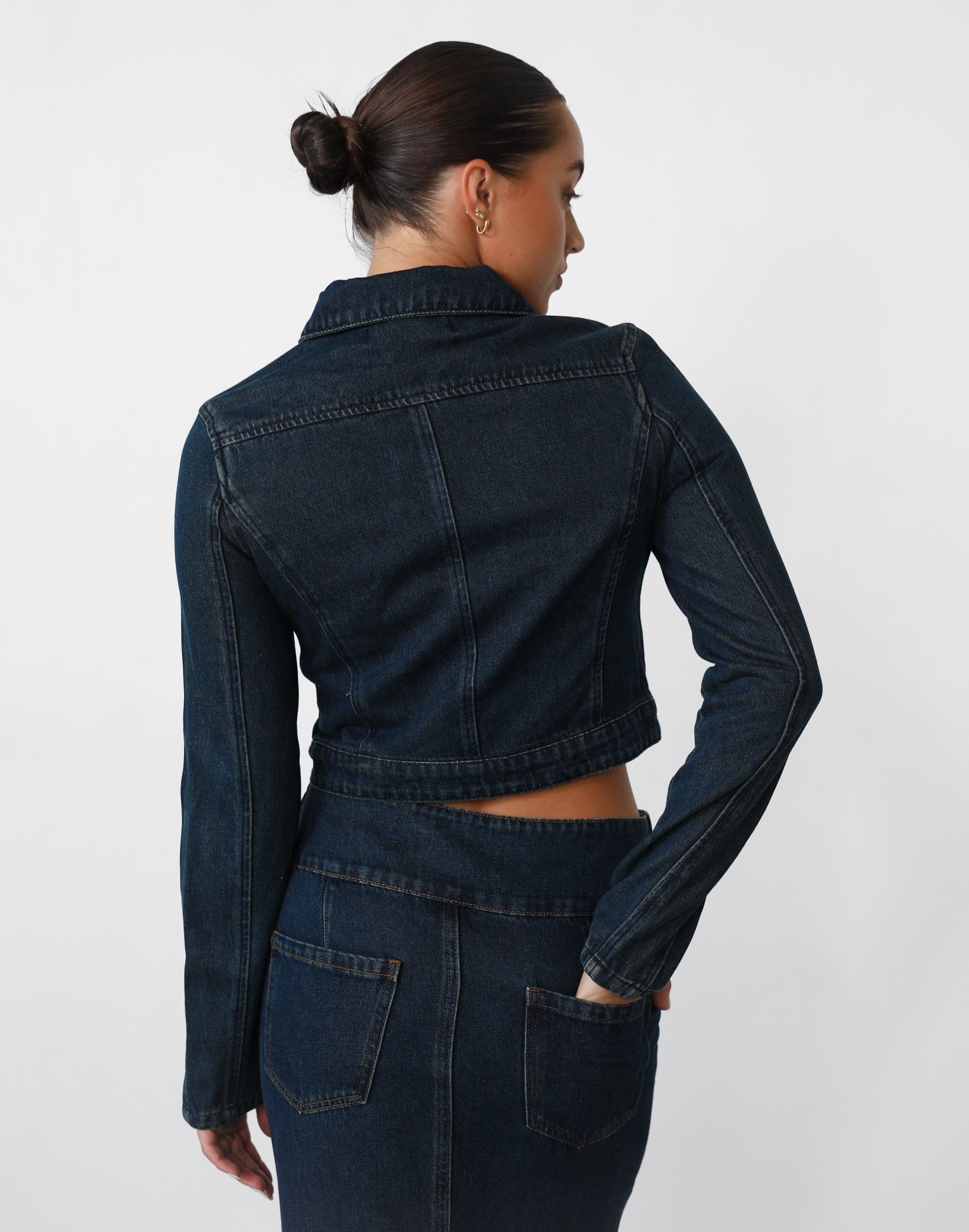 Uma Denim Jacket (Denim Blue) - By Lioness