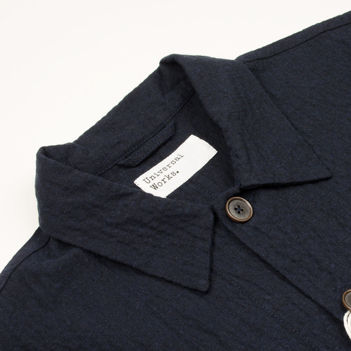 Universal Works - Travail Overshirt Ospina Cotton - Dark Navy