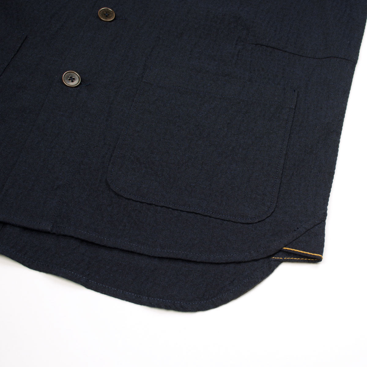 Universal Works - Travail Overshirt Ospina Cotton - Dark Navy