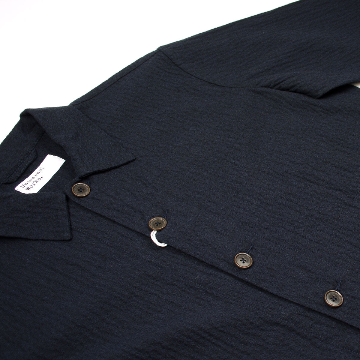 Universal Works - Travail Overshirt Ospina Cotton - Dark Navy