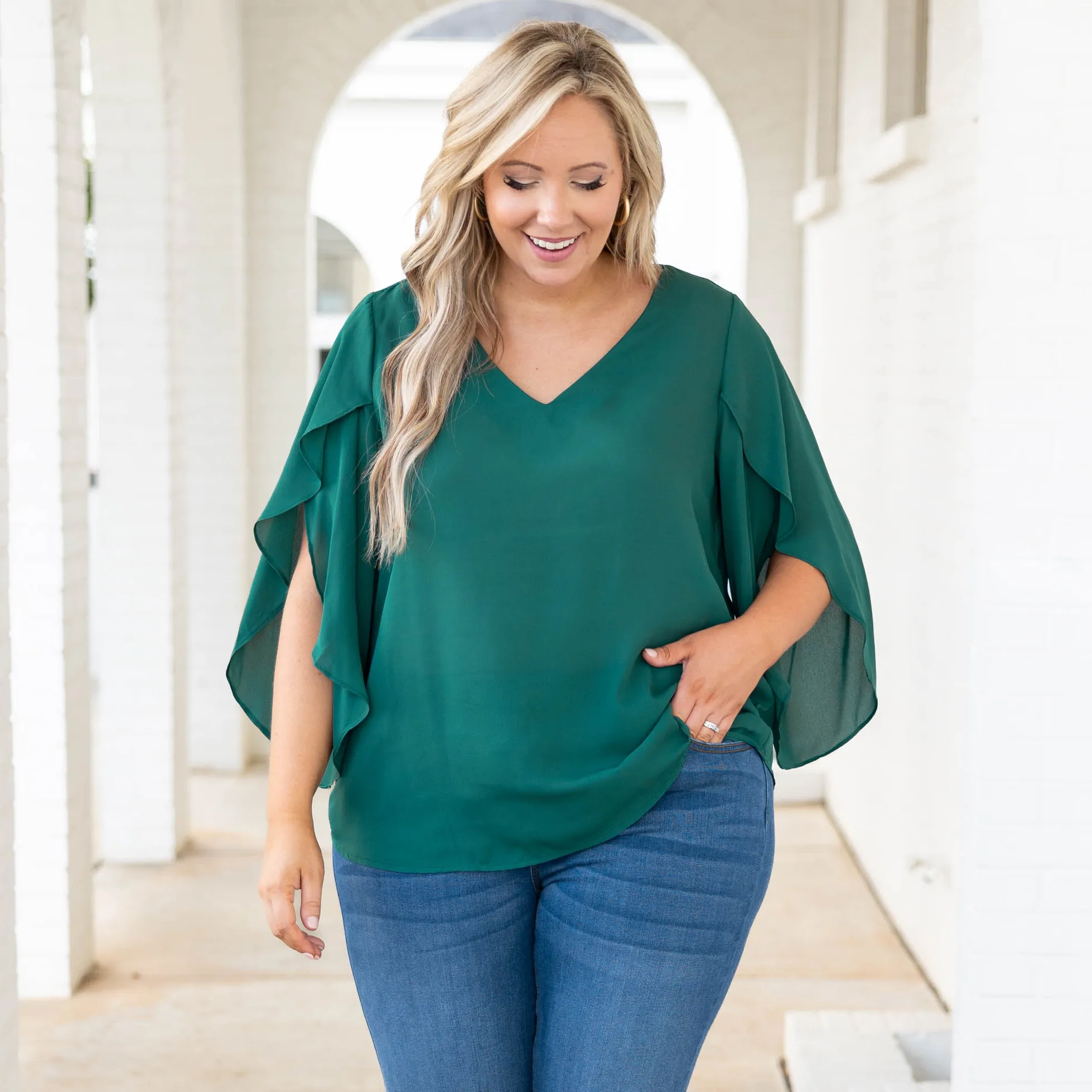 Unwritten Top, Jewel Green