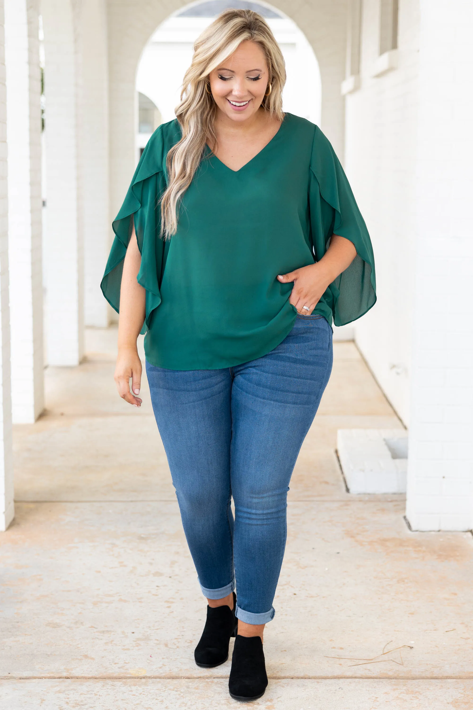 Unwritten Top, Jewel Green