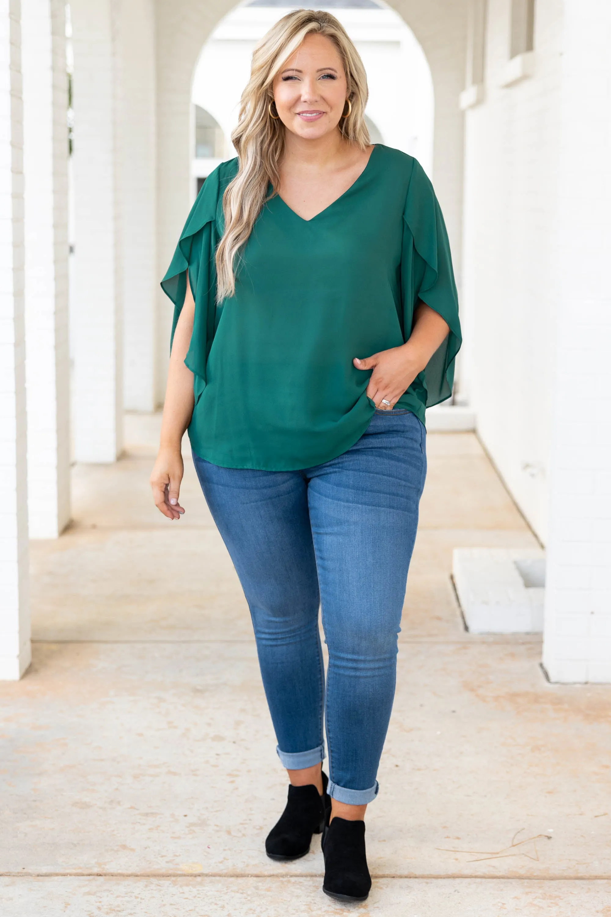 Unwritten Top, Jewel Green