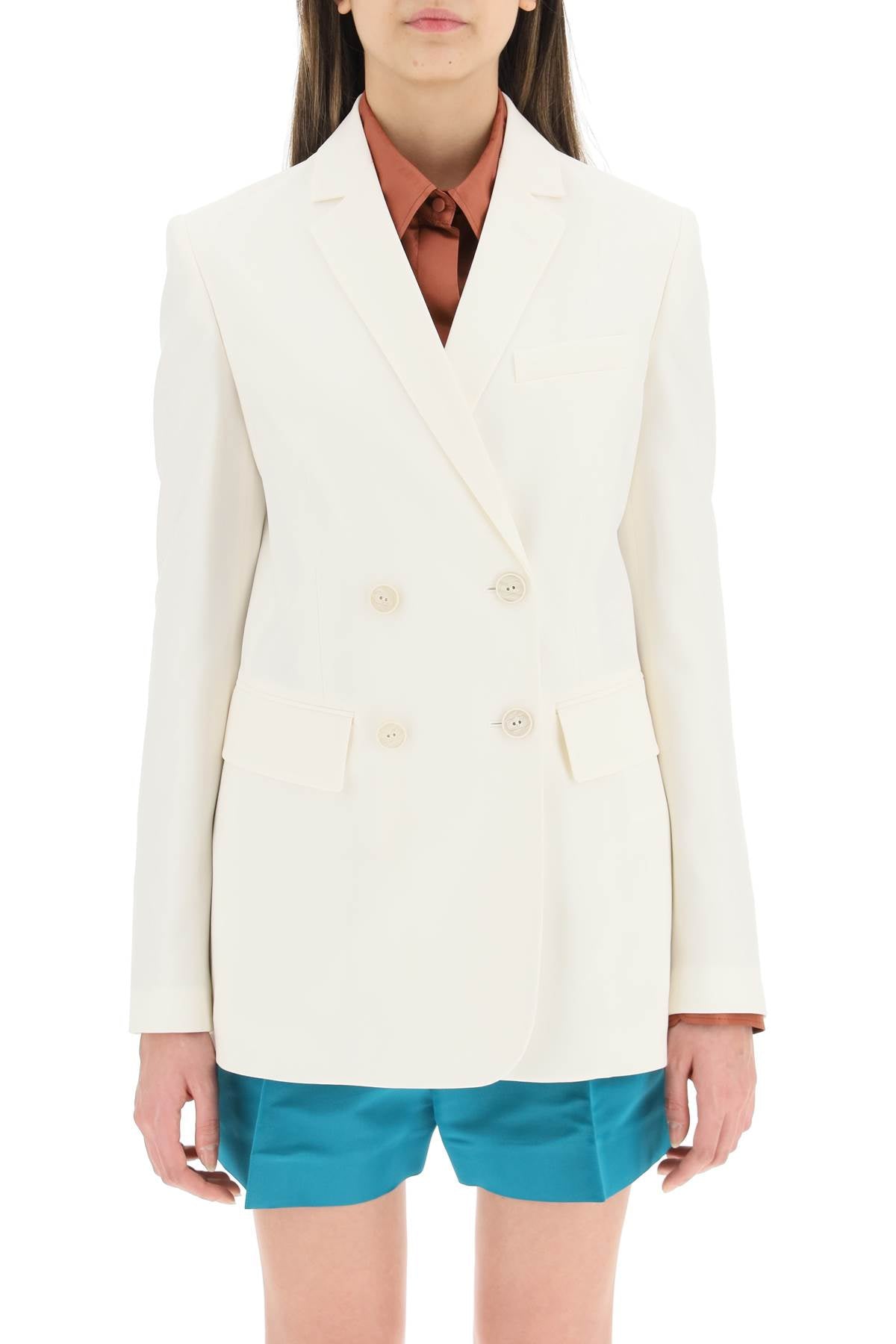 Valentino Double-Breasted Tailored Blazer