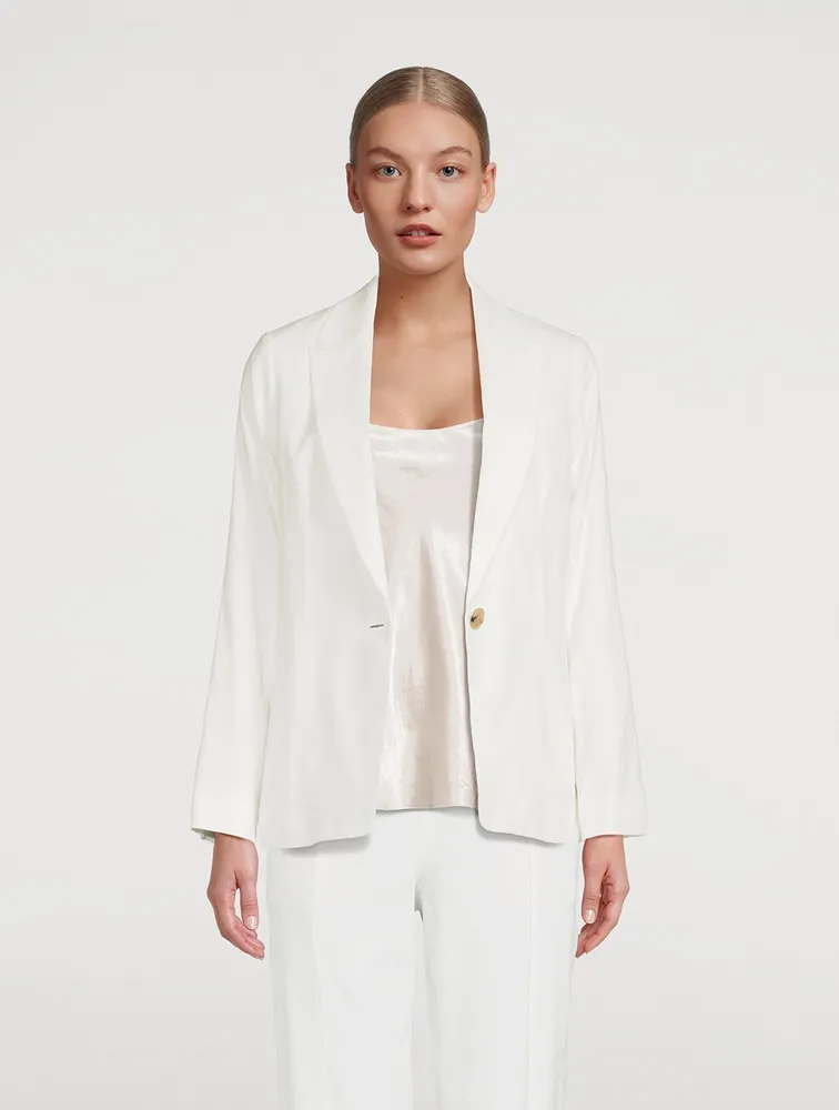 VINCE Single-Breasted Blazer