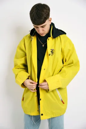 Vintage Ferrari windbreaker yellow