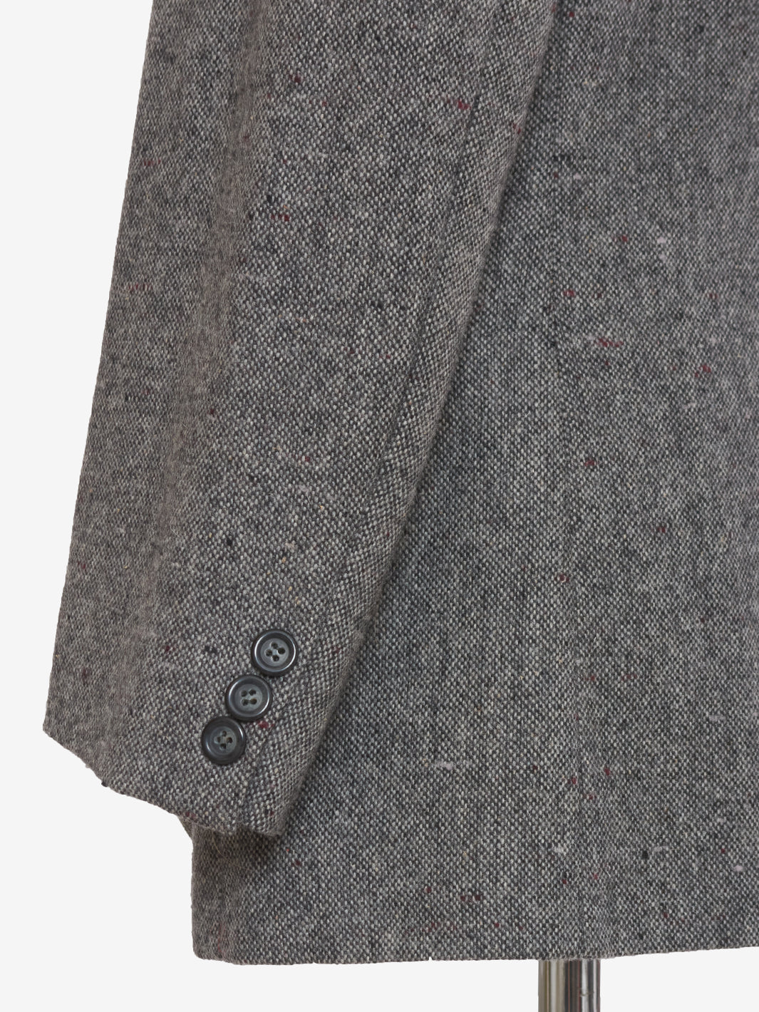 Vintage single-breasted gray wool blazer