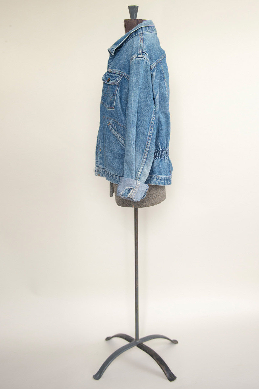 Vintage Women’s Denim Wrangler Zip-Up Jacket