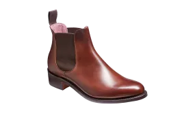 Violet - Walnut Calf / Brown Elastic Chelsea Boot