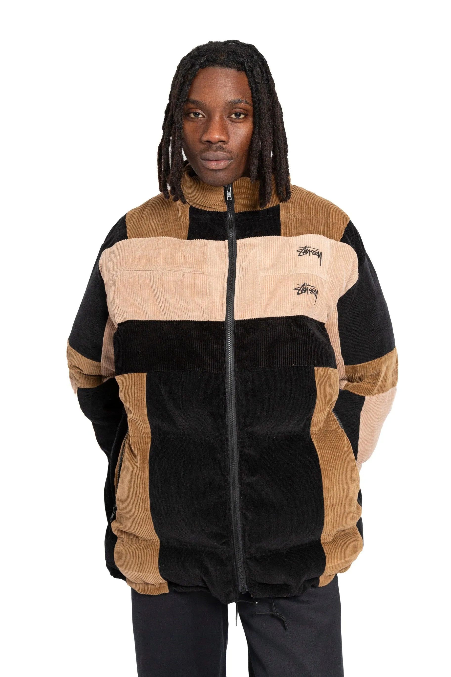 VT Rework : Stussy Corduroy Panelled Bomber Jacket