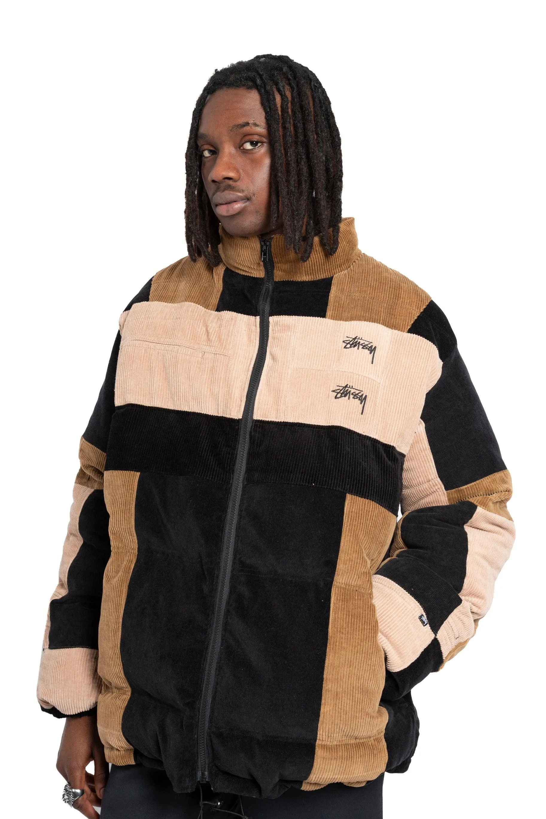 VT Rework : Stussy Corduroy Panelled Bomber Jacket