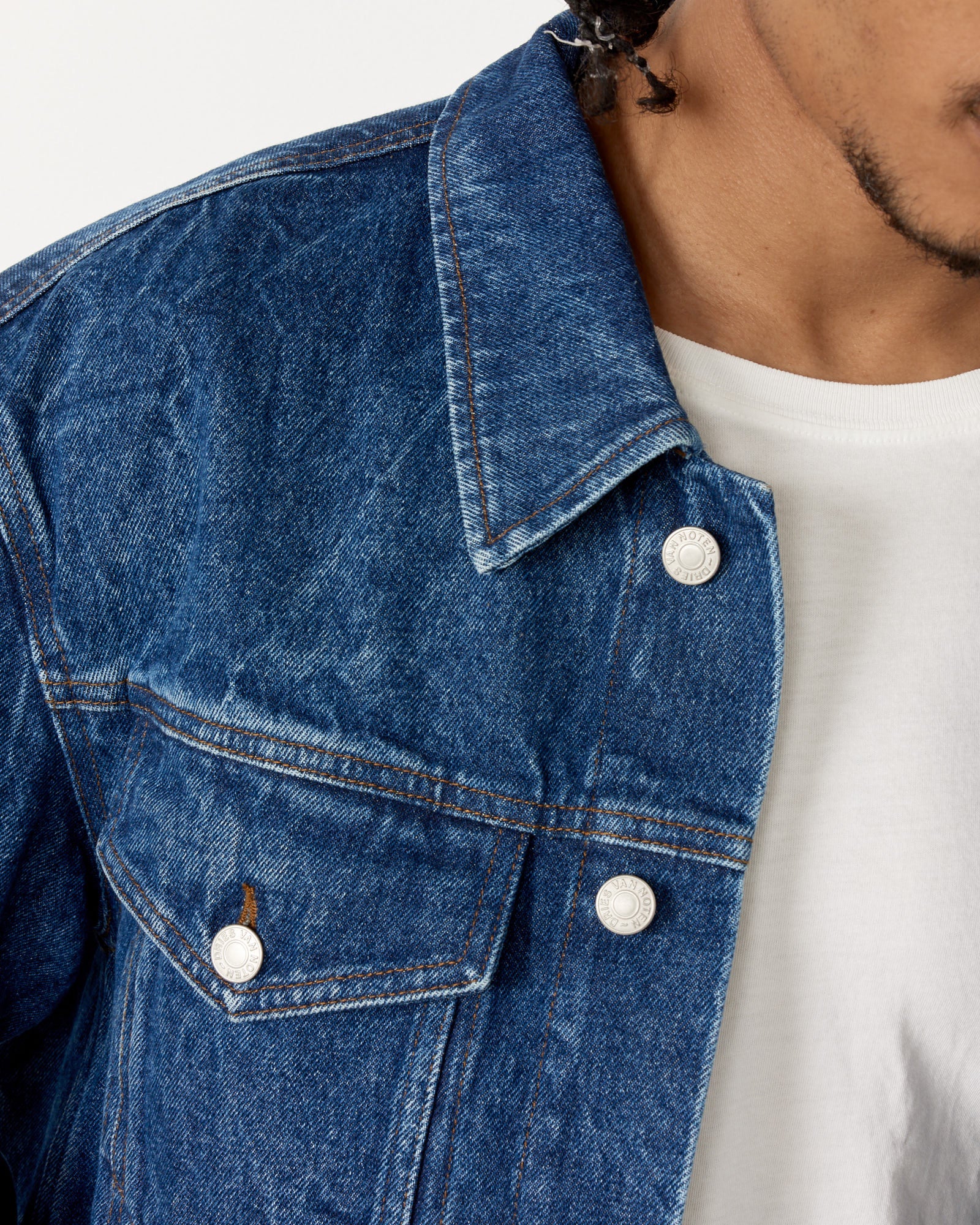 Vuskin Denim Jacket in Blue