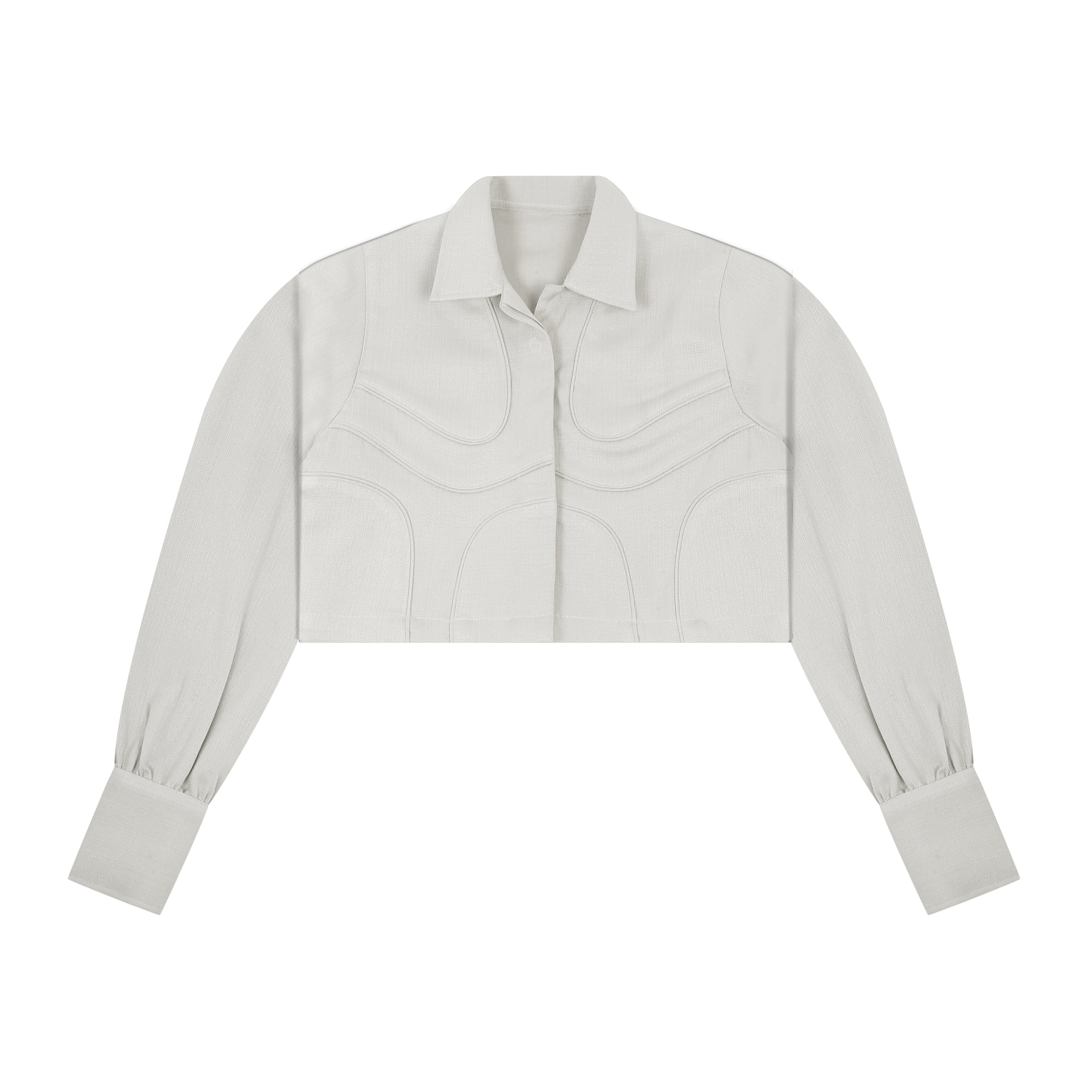 WARPED PANEL OVERSHIRT