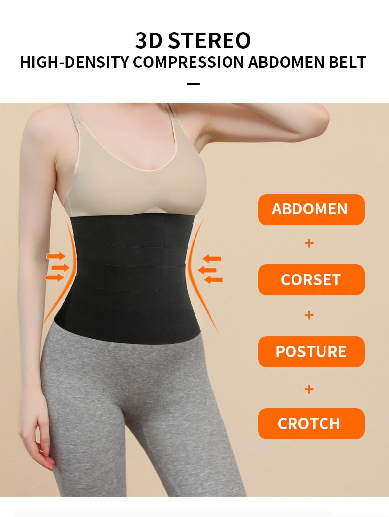 Women's Bandage Wrap Waist Trainer Body Shaper Tummy Control