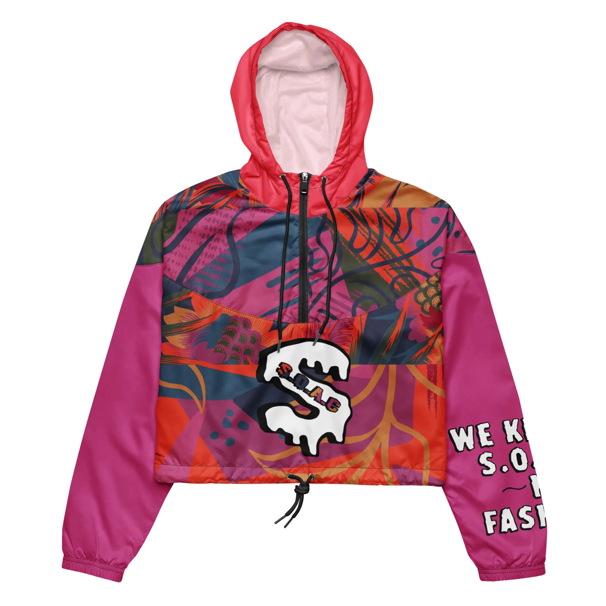 Women’s cropped windbreaker