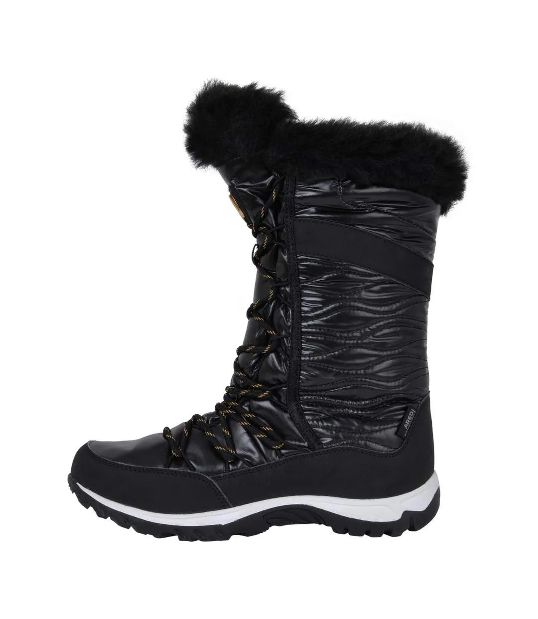 Womens kardrona ii faux fur trim snow boots black Dare 2b