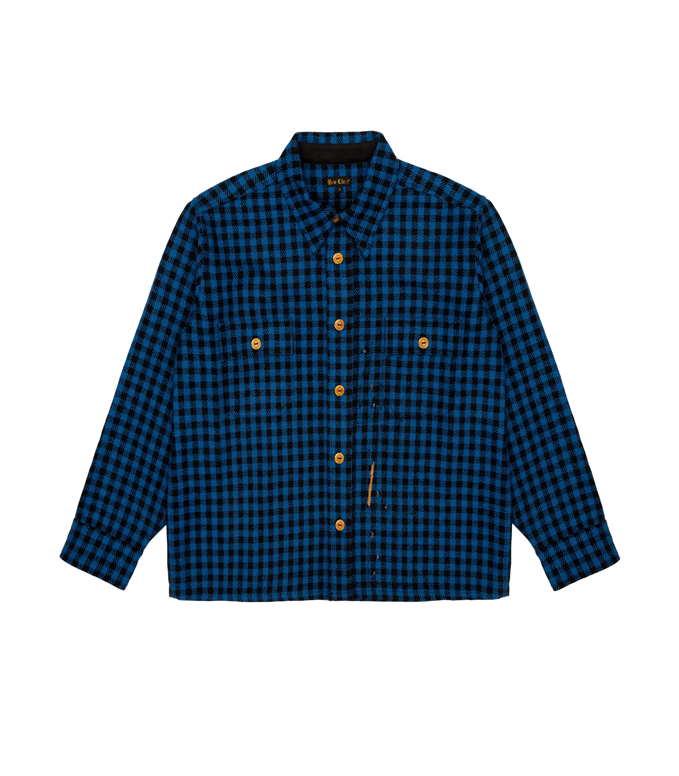 WOOL OVERSHIRT - BLUE