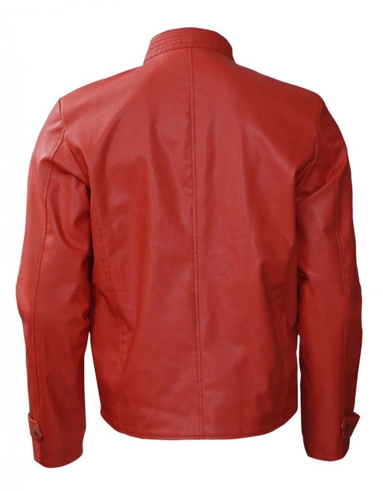 Wrestler Shinsuke Nakamura Red Leather Jacket - Famous Jackets