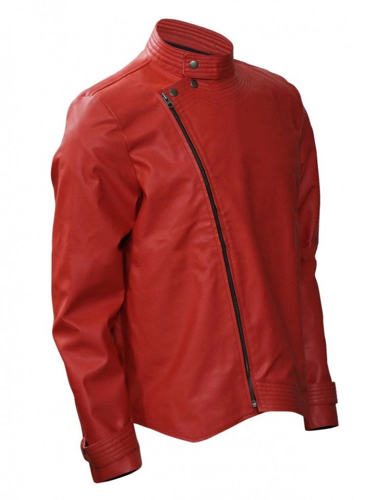 Wrestler Shinsuke Nakamura Red Leather Jacket - Famous Jackets