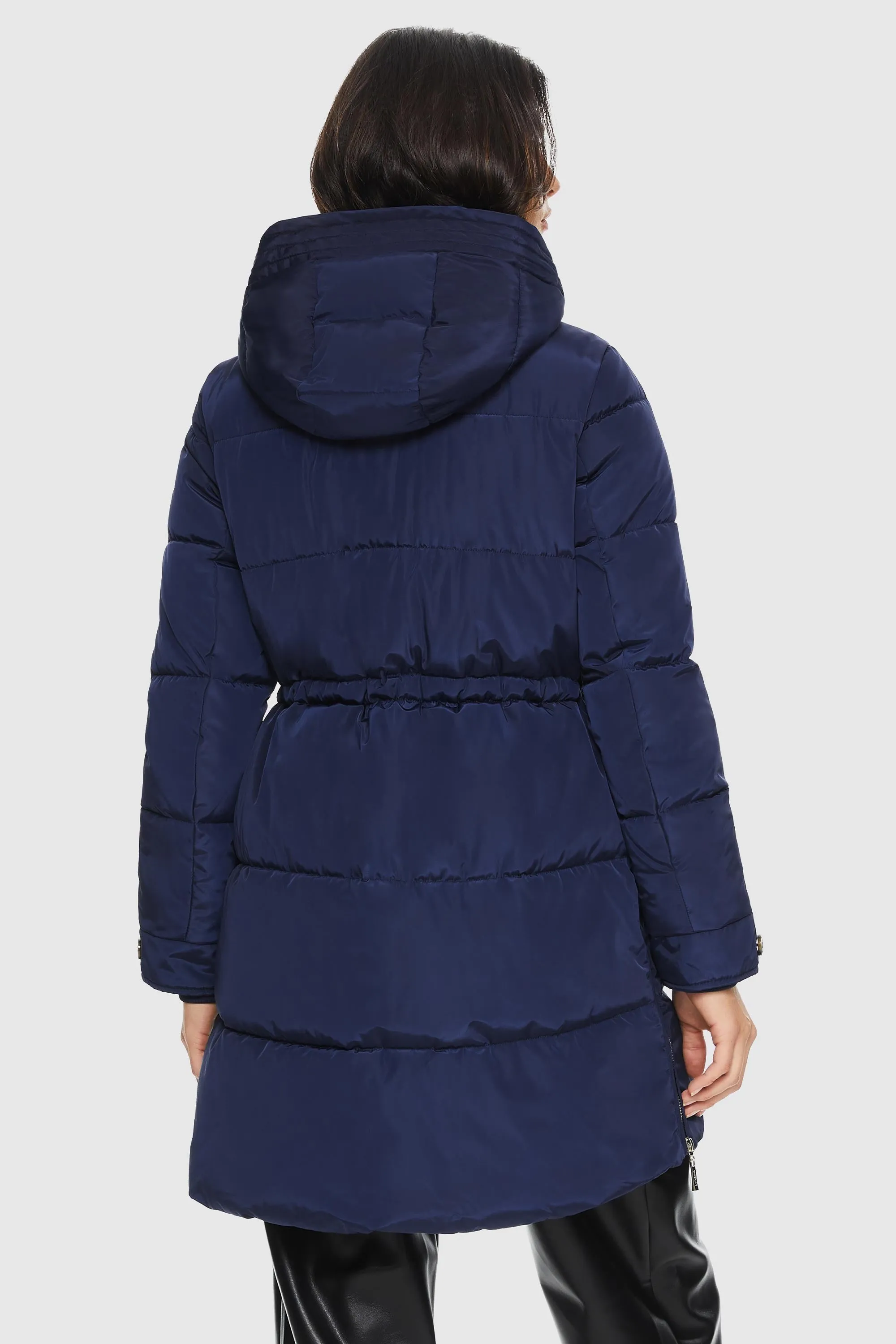 Zipper Winter Thickened Puffer Coat